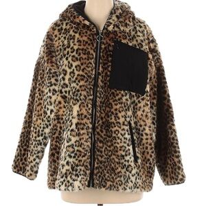 Capulet Leopard Print Faux Fur Coat